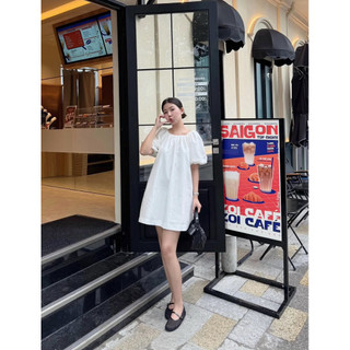 𝘽𝙀𝙇𝙇𝘼 𝘿𝙍𝙀𝙎𝙎 - Đầm Linen tay bồng