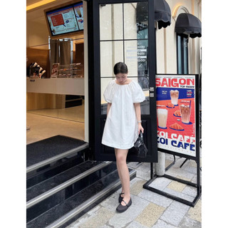𝘽𝙀𝙇𝙇𝘼 𝘿𝙍𝙀𝙎𝙎 - Đầm Linen tay bồng