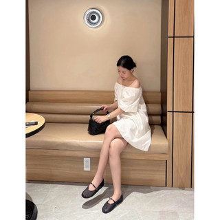 𝘽𝙀𝙇𝙇𝘼 𝘿𝙍𝙀𝙎𝙎 - Đầm Linen tay bồng
