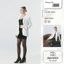 Áo Jacket Kalina Jacket Dáng Dài Vải Tweed Mỏng Màu Trắng Form Rộng Thanh Lịch Sang Trọng Đi Làm Đi Chơi