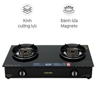 Bếp ga đôi Sakura SA-D707LG chính hãng trưng bày mới 98-99% Bảo hành 12 tháng