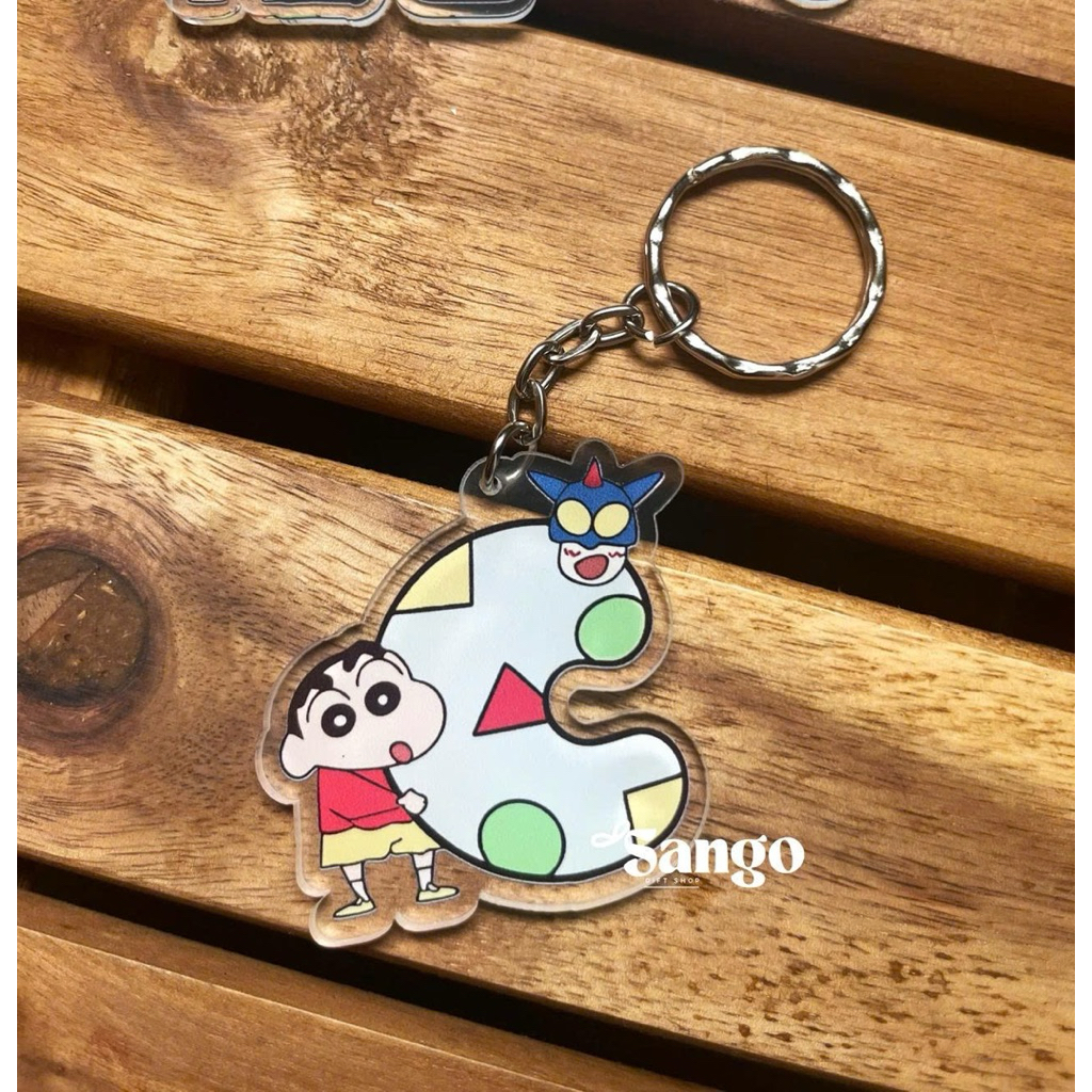 Crayon Shin chan, Phiên Bản Q, Ngoại Vi Shin chan, Mặt Dây Điện Thoại 26 Chữ Cái, Mặt Dây Chuyền Ba Lô