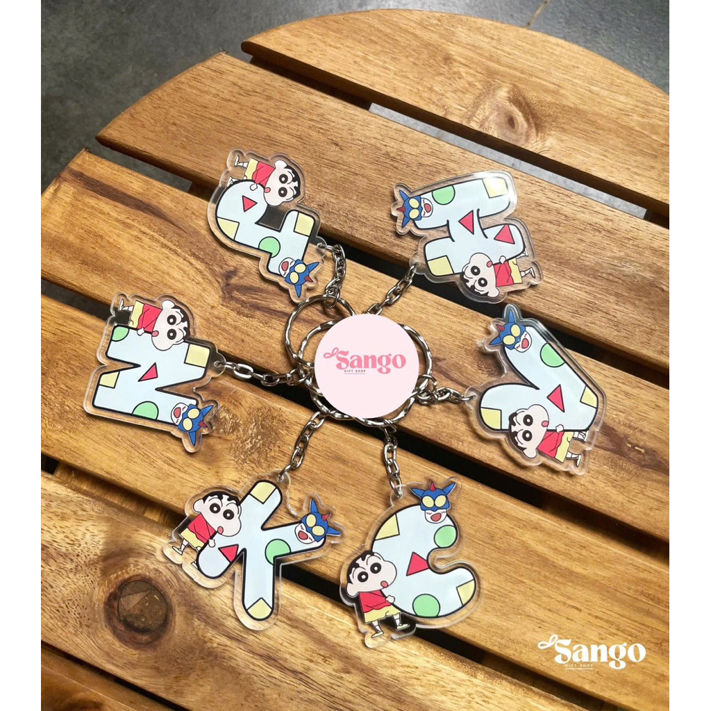 Crayon Shin chan, Phiên Bản Q, Ngoại Vi Shin chan, Mặt Dây Điện Thoại 26 Chữ Cái, Mặt Dây Chuyền Ba Lô