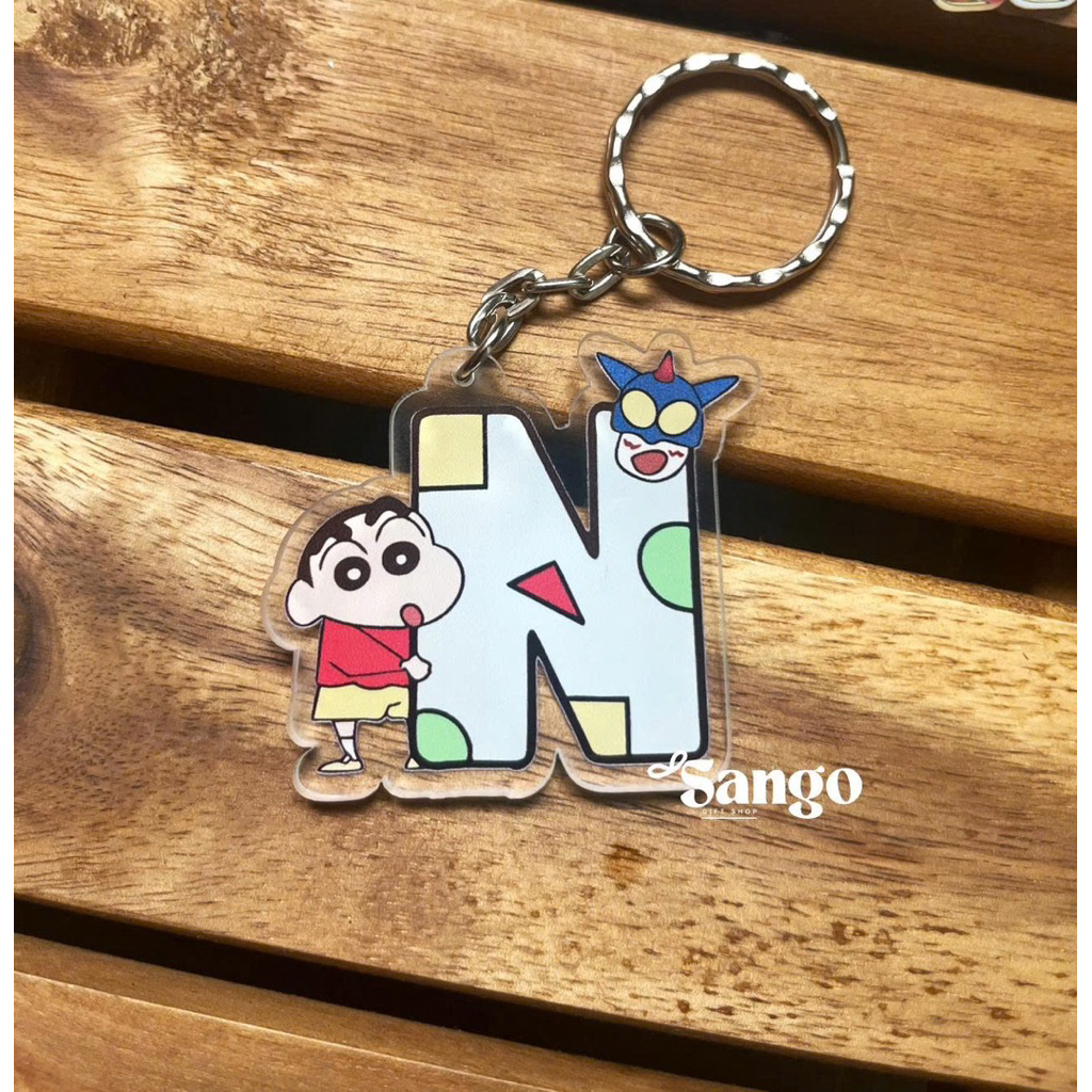 Crayon Shin chan, Phiên Bản Q, Ngoại Vi Shin chan, Mặt Dây Điện Thoại 26 Chữ Cái, Mặt Dây Chuyền Ba Lô
