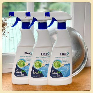 Chai Nước Tẩy Rửa Đa Năng Ion Kiềm FLEXO – Không Hóa Chất, Khử Mùi, Diệt Khuẩn, An Toàn Sức Khỏe
