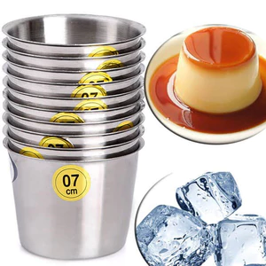 Bộ 5 ly inox làm đá làm bánh 7cm