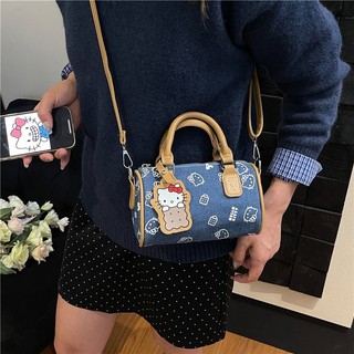 Túi Xách Nữ - Túi Trống Hoạ Tiết Mèo Hello Kitty Cute Xách Tay Đeo Chéo Phong Cách - TXN211