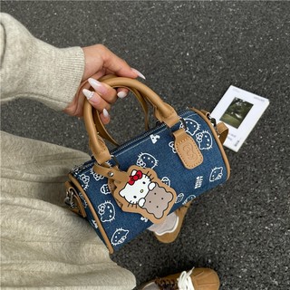 Túi Xách Nữ - Túi Trống Hoạ Tiết Mèo Hello Kitty Cute Xách Tay Đeo Chéo Phong Cách - TXN211