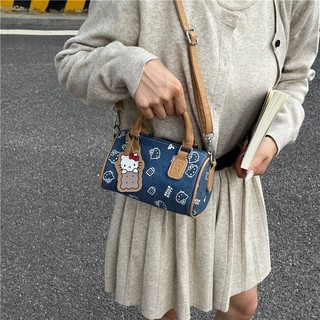 Túi Xách Nữ - Túi Trống Hoạ Tiết Mèo Hello Kitty Cute Xách Tay Đeo Chéo Phong Cách - TXN211