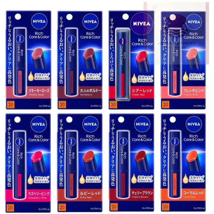 NIVEA Rich Care & Color Lip balm 2g