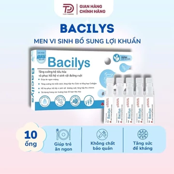 Men Vi Sinh Bacilys Giúp Bé Ăn Ngon Tăng Cân | Men Vi Sinh Bảo Vệ Đường Ruột - Tupa Pharma