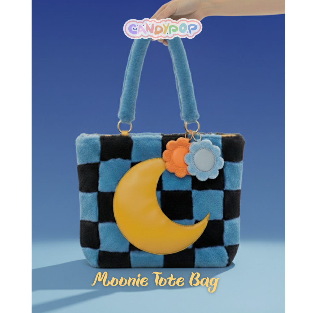 Túi Tote Moonie - Chất liệu vải lông gấu bông - Túi tự thiết kế - BST Trung Thu - Memory of Luna