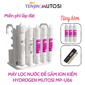 MÁY LỌC NƯỚC ĐỂ GẦM ION KIỀM HYDROGEN MUTOSI MP-U86, MÁY ĐỂ GẦM NHỎ GỌN - CHÍNH HÃNG BẢO HÀNH 3 NĂM