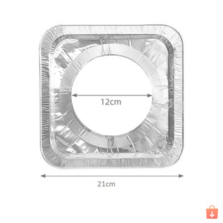 Set 10 miếng giấy bạc lót bếp gas chống bám bẩn chịu nhiệt tốt bảo vệ bếp sạch dễ thay tiện sử dụng