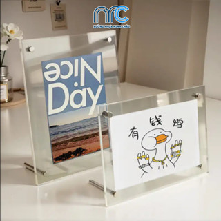 Khung ảnh acrylic, Khung ảnh mica để bàn, Khung ảnh trang trí bàn học, bàn làm việc - Mica trong suốt