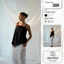 Áo Hai Dây Nữ Vải Tơ Bột Vivian Top Design by LASUZIE Form Rộng Kiểu Dáng Lệch Tà Thời Trang