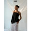 Áo Hai Dây Nữ Vải Tơ Bột Vivian Top Design by LASUZIE Form Rộng Kiểu Dáng Lệch Tà Thời Trang