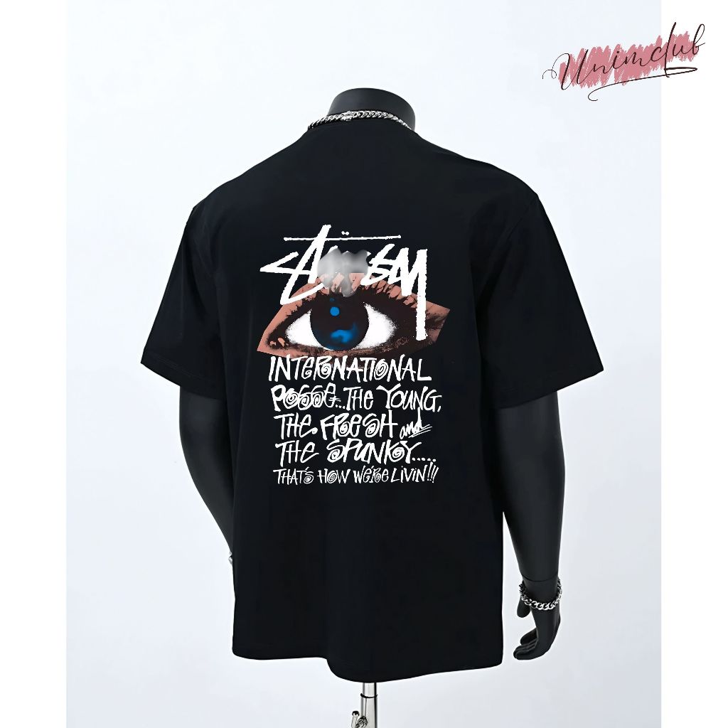 [VẢI 250 GSM] Áo Thun Stusssy Unisex 100% Cotton Cao Cấp Phong Cách Streetwear Đường Phố - STS