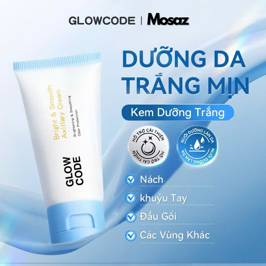 Kem body trắng da Glowcode dưỡng trắng nách giảm thâm nách khuỷu tay ...
