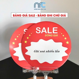 Combo 2 Bảng giá, Bảng giá sale, Bảng giảm giá tự ghi viết xoá nhiều lần cho cửa hàng, siêu thị