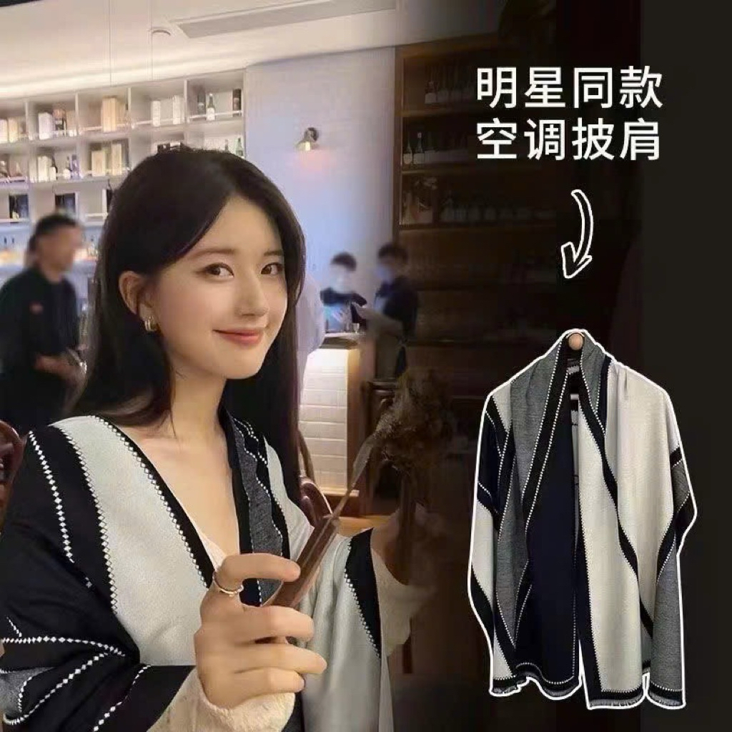 Khăn choàng dạ thời trang ,kẻ chéo mẫu mới k17