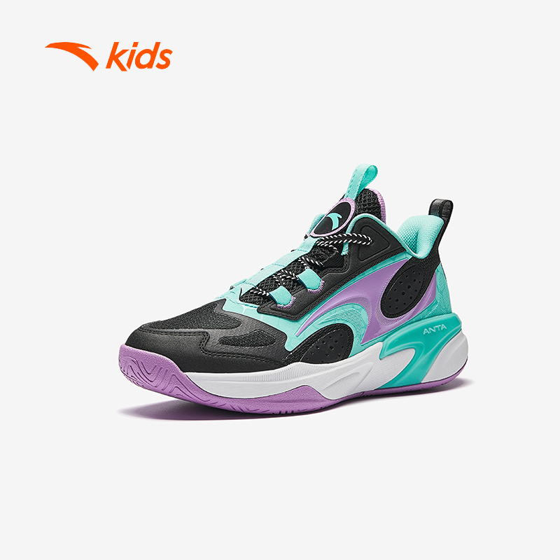 Giày Bóng Rổ Bé Trai ANTA Kids A125C1107 Đế EVA Êm Hạn Chế Trơn Trượt Size 33-40