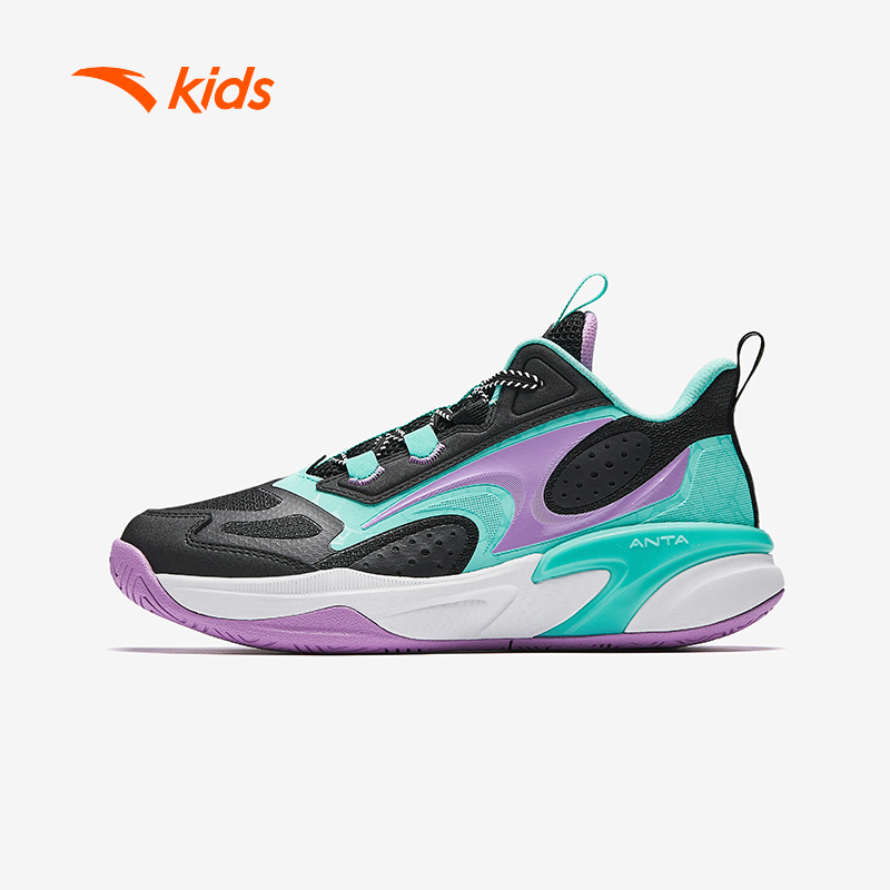 Giày Bóng Rổ Bé Trai ANTA Kids A125C1107 Đế EVA Êm Hạn Chế Trơn Trượt Size 33-40