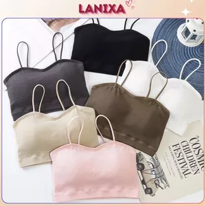 Áo bra nữ 2 dây gân tăm thể thao, Áo lót đệm mút mỏng ôm ngực LANIXA B7719