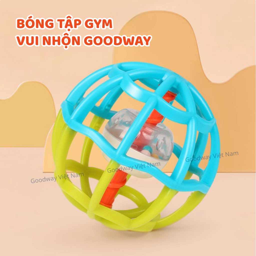 Lục Lạc Xúc Xắc Cho Bé Sơ Sinh Goodway Baby Gym Ball Đồ Chơi Giác Quan Cầm Tay