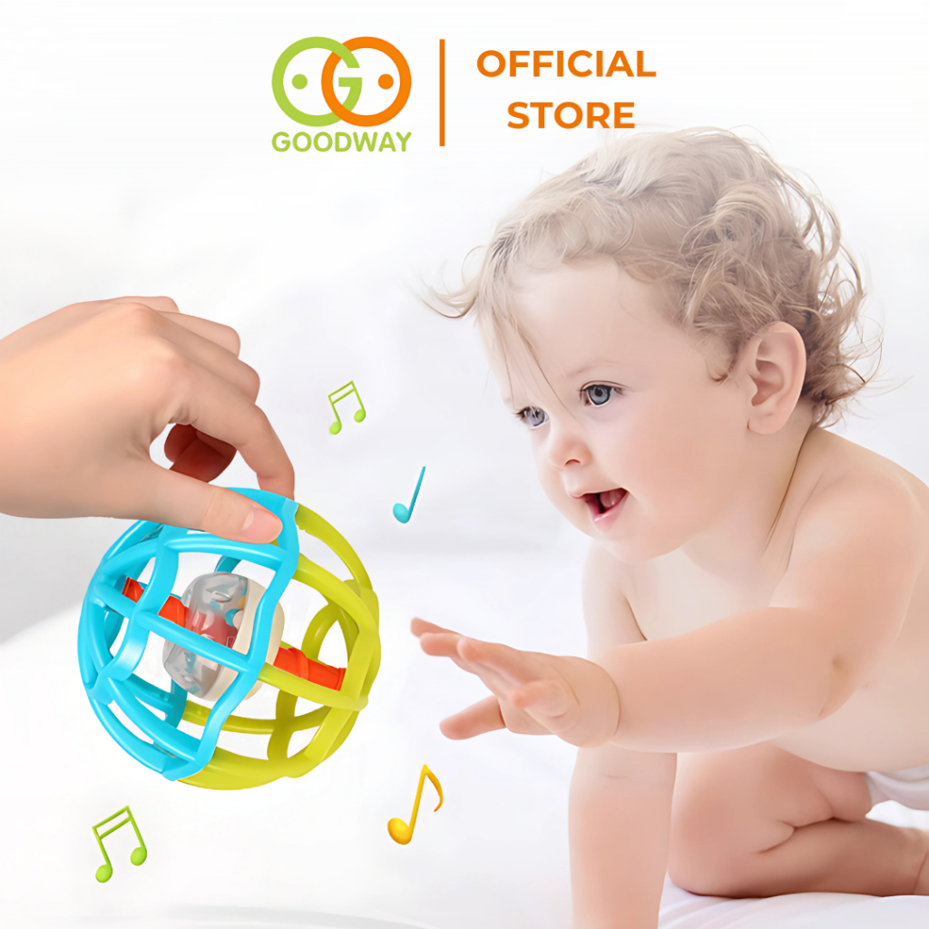 Lục Lạc Xúc Xắc Cho Bé Sơ Sinh Goodway Baby Gym Ball Đồ Chơi Giác Quan Cầm Tay