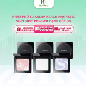 Phấn Phủ Carslan Dạng Nén Lâu Trôi Black Magnet Soft Mist Powder 8g