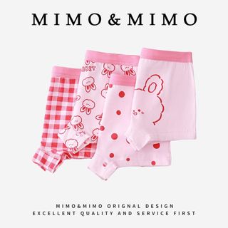 Quần Lót Cho Bé Gái, Quần Lót Kháng Khuẩn Cho Bé Gái Chất Liệu 100% Cotton Mềm Mịn