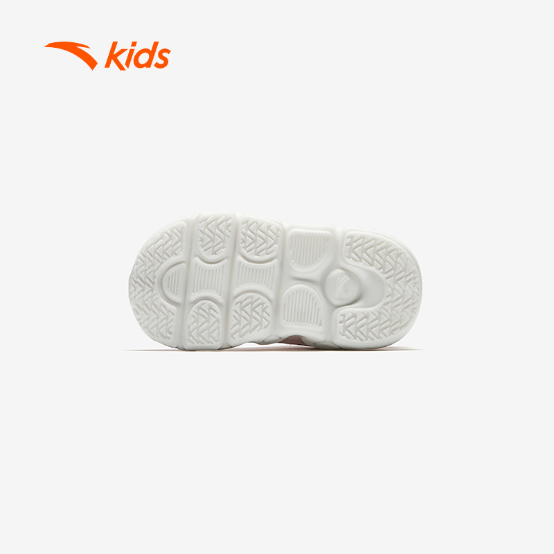 Giày Bé Gái Phát Sáng ANTA Kids 3225C0016 Giày Sneaker Trẻ Em, Giày Tập Đi Khóa Dán Velcro Thoáng Khí, Đế Êm Size 22-27