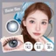 🏆Magister Kính Áp Tròng Blush Girl Bộ truyện Cặp 6 tháng Glacier Blue lens kính mềm Buff Brown 14.2MM độ cận từ 0-6