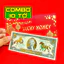 COMBO 10 Tờ Tiền 2 Đô Con Ngựa Mạ Vàng 3D Kèm Bao Lì Xì, 2Usd Sưu Tầm Lưu Niệm, Lì Xì Tết