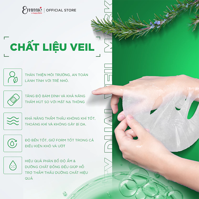 Kết quả sau khi sử dụng mặt nạ