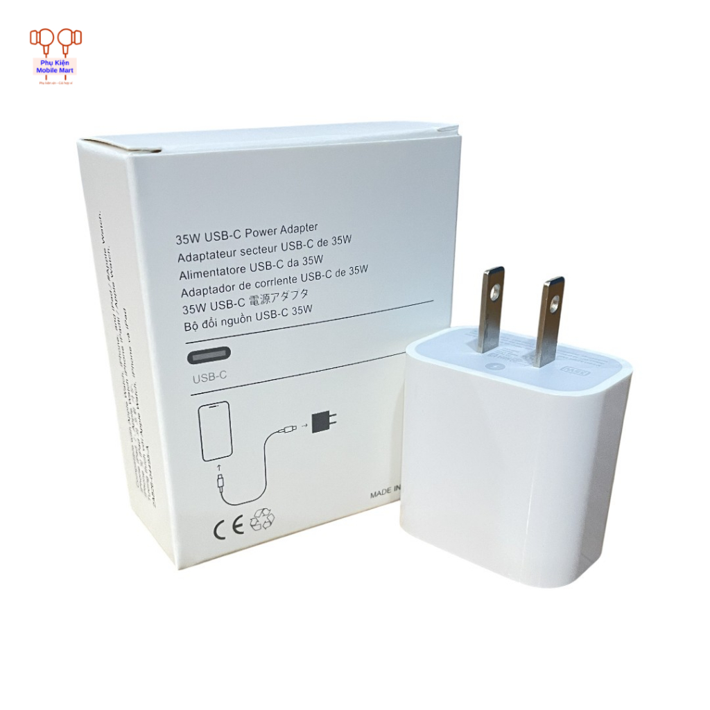 Sạc Nhanh Type-C PD – Sạc Type-C – Sạc Ổn Định, Tương Thích Điện Thoại Android/iP, Bền & An Toàn