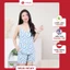 Set bộ đồ nữ hai dây mặc nhà cao cấp chất vải Viscose tự nhiên mềm mại thoáng mát mùa hè mã METKBD0549