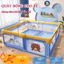 Quây Bóng, Nhà Bóng, Quây Đồ Chơi Cho Bé GutyKids Chất Liệu Thép Inox Cao Cấp, Lưới Thoáng, Chống Kẹt