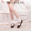 - Giày búp bê nữ retro kiểu dáng balletcore chấm bi hottrend màu hồng - EL086