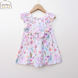 Váy Lanh bé gái, Đầm Lanh bé gái cánh tiên dáng BabyDoll ChuChoaKids [VBC33]