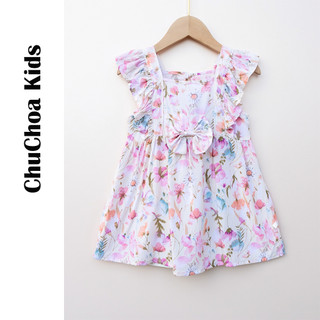 Váy Lanh bé gái, Đầm Lanh bé gái cánh tiên dáng BabyDoll ChuChoaKids [VBC33]
