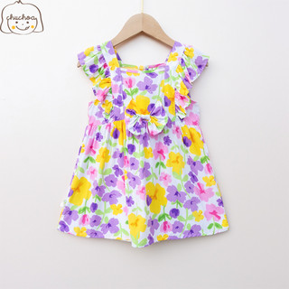Váy Lanh bé gái, Đầm Lanh bé gái cánh tiên dáng BabyDoll ChuChoaKids [VBC33]