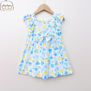 Váy Lanh bé gái, Đầm Lanh bé gái cánh tiên dáng BabyDoll ChuChoaKids [VBC33]