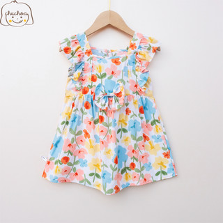 Váy Lanh bé gái, Đầm Lanh bé gái cánh tiên dáng BabyDoll ChuChoaKids [VBC33]