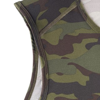 Tank Top cổ tròn camo ràn ri JASEY, áo phông nam thời trang mã 4108