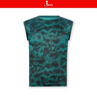 Tank Top cổ tròn camo ràn ri JASEY, áo phông nam thời trang mã 4108
