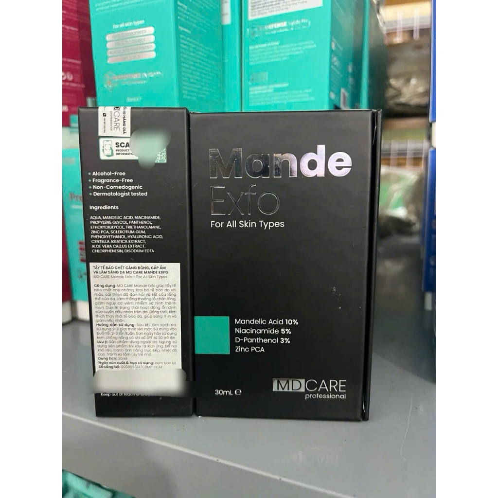 [HÀNG CTY] Serum Tẩy tế bào chết MD Care Glow Exfo/ AntiAc Exfo/ Mande Exfo 10ml/30ml