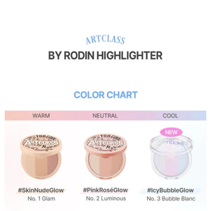 Phấn Bắt Sáng 3 Ô Too Cool For School Art Class Highlighter