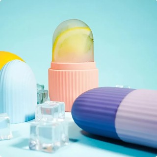 Khuôn Làm Đá Massage Mặt Silicone Cao Cấp | Chườm Lạnh Se Khít Lỗ Chân Lông Giảm Sưng Bọng Mắt